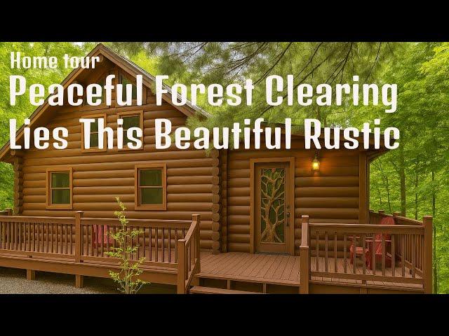 Discover This Stunning Log Cabin In The Woods | Exploring Tiny House