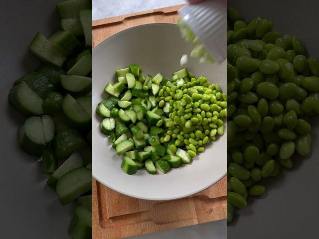 Cucumber Edamame Salad II Kalejunkie