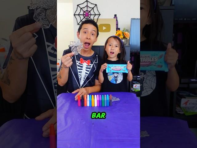 Sugar Skull Suncatchers Window Funny Art Challenge!  Who Will Win!? #shorts #artchallenges