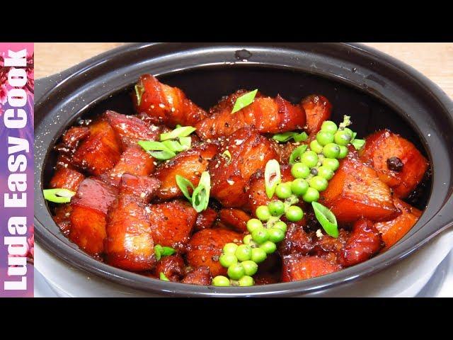 Asian glazed pork belly, Chinese pork recipes, pork belly marinade. How to make glazed pork belly