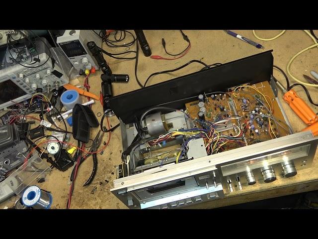 Alpage EL6000 Cassette Deck Rewind and popping sound issue resolved