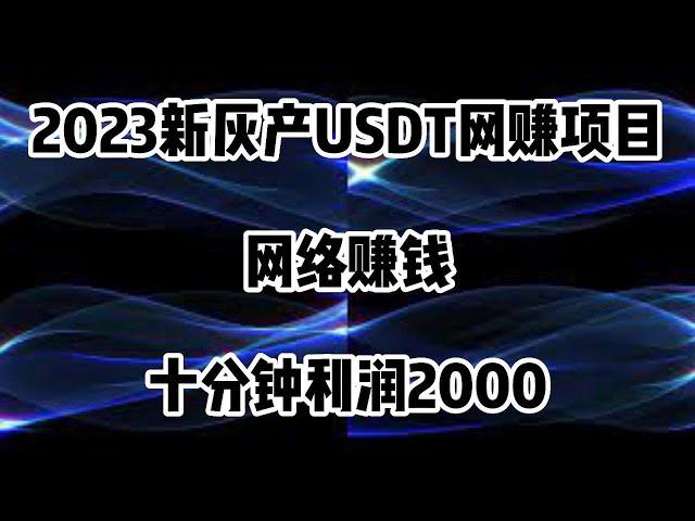 2023最新灰产|网赚 项目|网络赚钱 项目|赚钱  心得|教你五分钟了解项目开始网赚（真实网站演示教学）