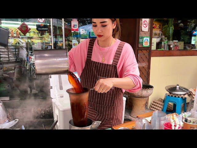 Hard Working Girl! The Most Beautiful Coffee Lady In Bangkok - Ploysai Coffee Bangkok