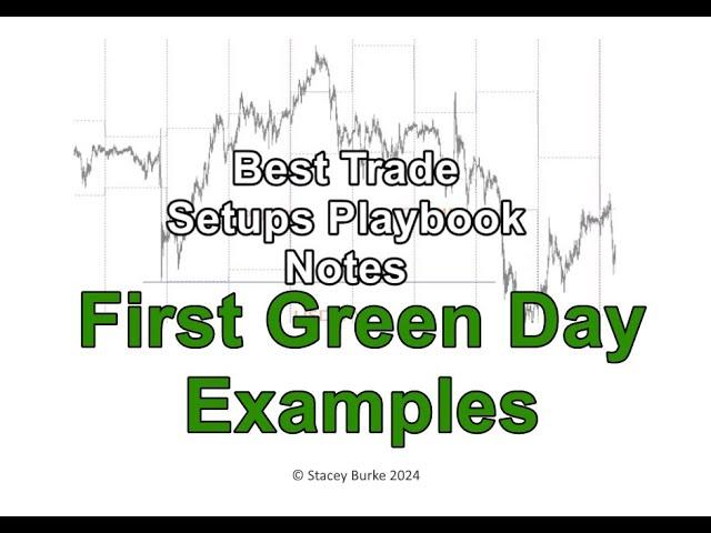 The Two Best Day Trading Strategies I Use (Part 2 First Green Day Trading Setups)