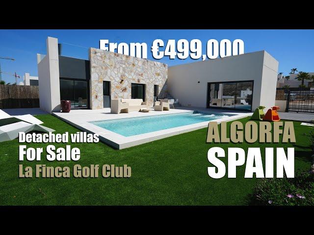 New detached villas for sale at La Finca Golf Course, Algorfa, Costa Blanca, Spain | From €499,000