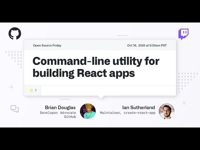 Command-line utility for building React apps quickly - create-react-app