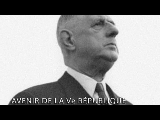 AVENIR DE LA Ve RÉPUBLIQUE