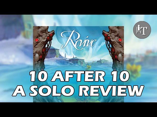 Solo Review - Revive Board Game - 10 Thoughts After 10 Plays