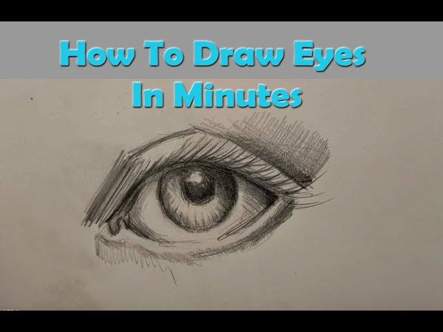 How to draw eye in seconds #art #beginners #charcoaldrawing #drawing #draw #pencildrawing #beginner