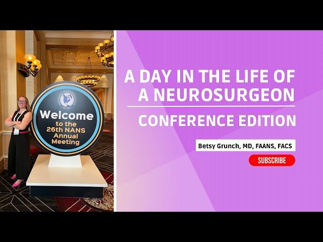 A day in the life of a neurosurgeon – conference edition. #neurosurgery #vlog #dayinthelife #doctor