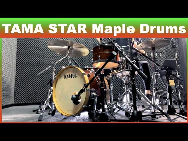 ドラム 叩いてみたTAMA STAR Maple Drums Sound Check.
