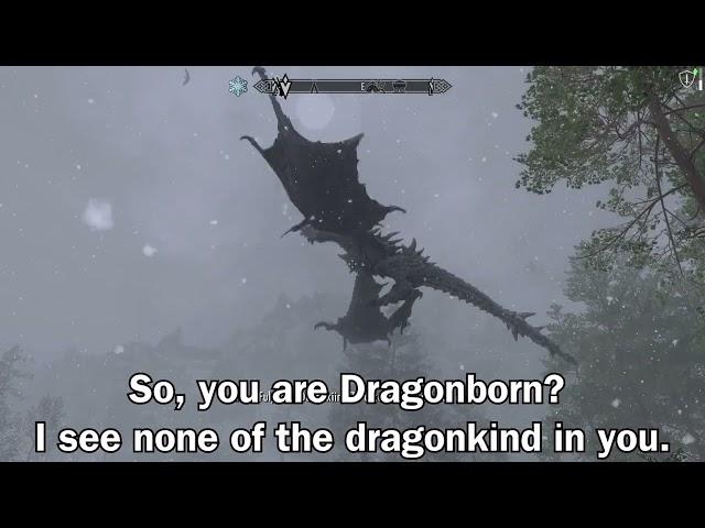 "What Did Alduin Said When You First Met Him???"