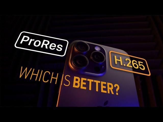 iPhone: H.265 Vs ProRes! which is BETTER?