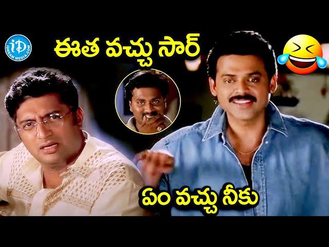 Nuvvu Naaku Nachav Back To Back Comedy Scenes | Venkatesh, Sunil & Prakash Raj Comedy Scenes