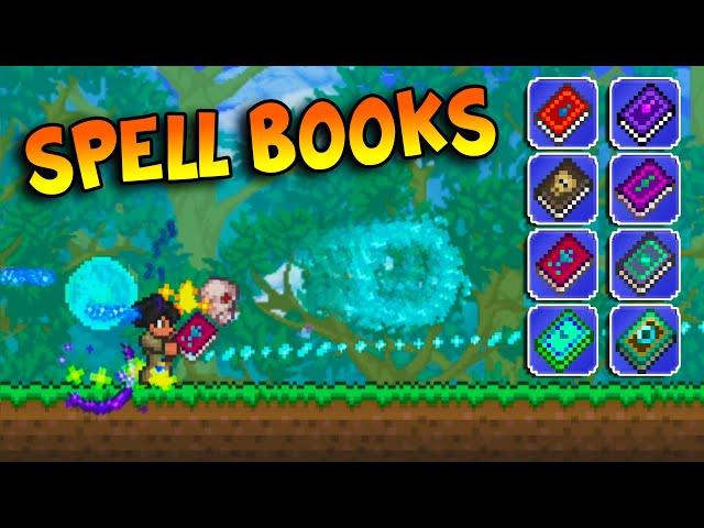 Terraria, But EVERY Spell Book Attacks At The Same Time...