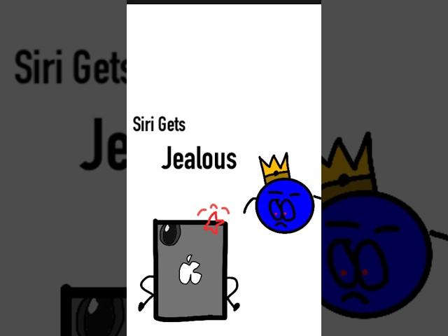 Siri Gets Jealous Of Me Animation #Shorts