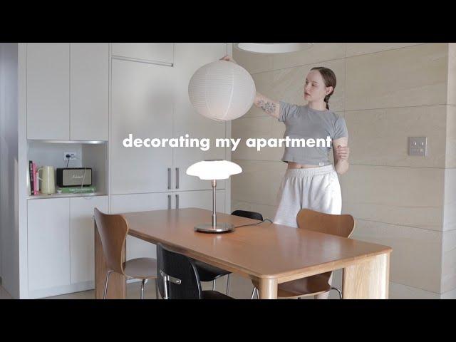 decorating our Korean apartment ! shopping for furniture & unboxing  Apartment Series EP 2