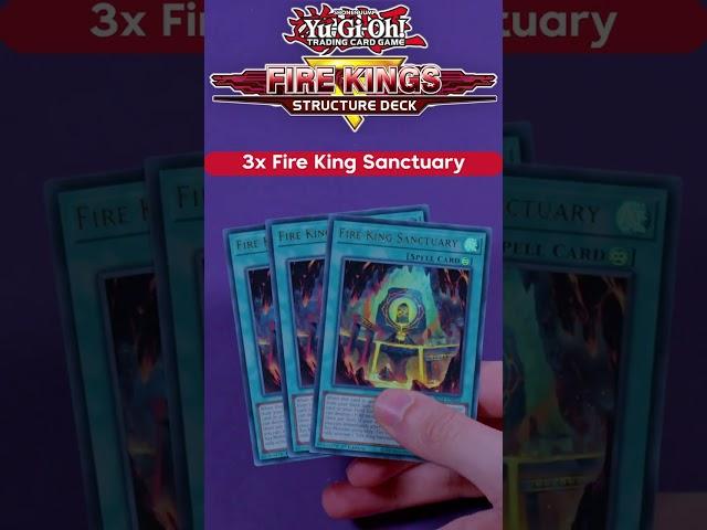 ‍Deck List For 3 x Fire King Structure Decks #yugioh