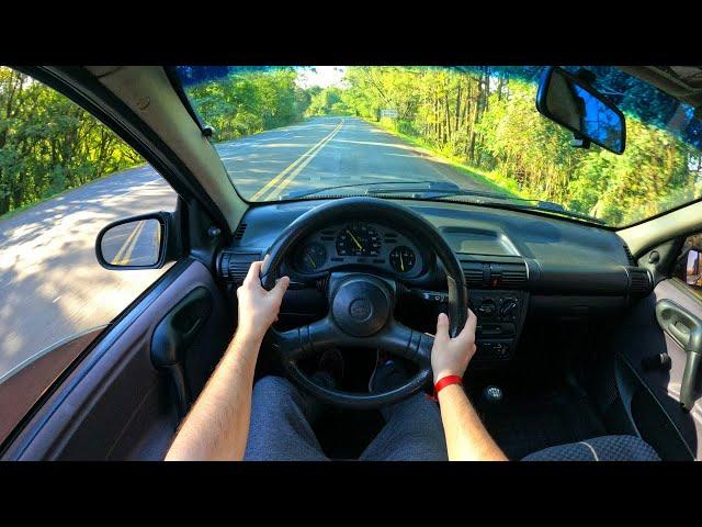 Chevrolet Corsa (1.0) Wind 1999 / POV Test drive 4K (No narration)