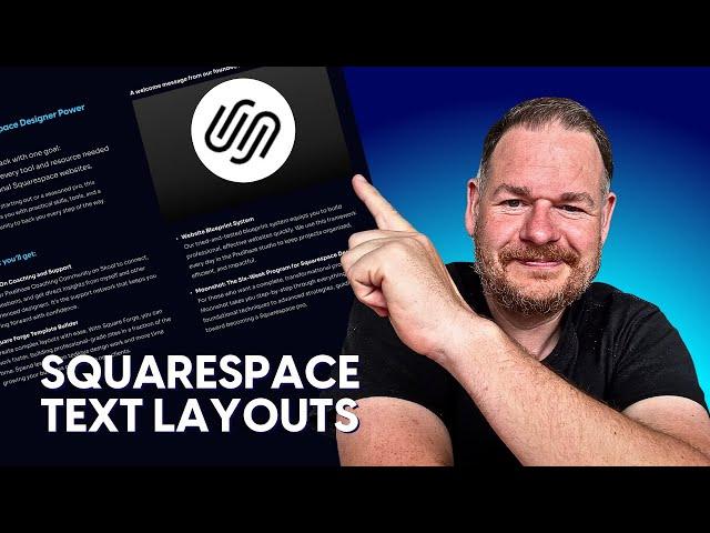 Squarespace Tutorial: Getting Text Blocks To Look Professional