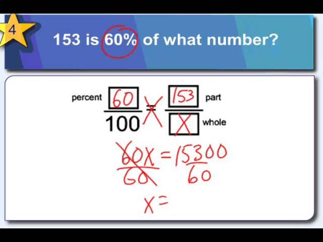 Finding the Whole Given the Part & Percent