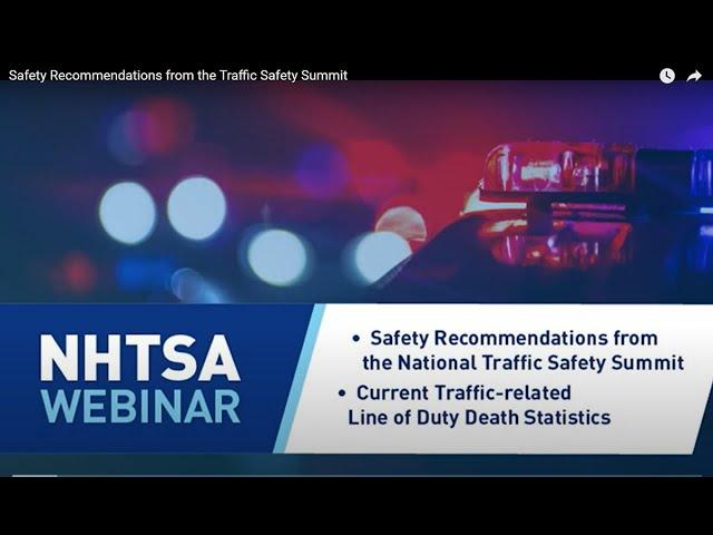 Safety Recommendations from the Traffic Safety Summit