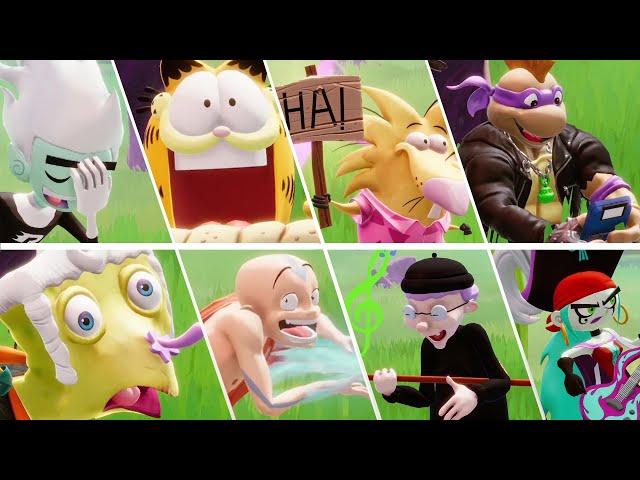 Nickelodeon All-Star Brawl 2 All Character Taunts