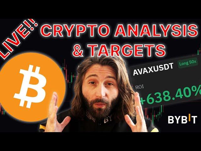 LIVE CRYPTO ANALYSIS AND TARGETS!! (How to Make Money Trading Crypto)