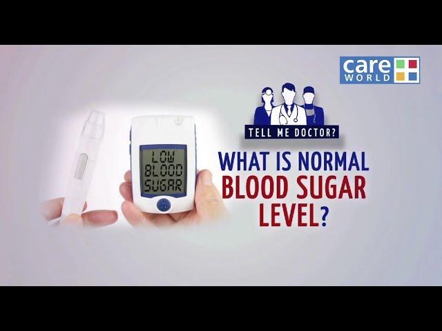 What is Normal Blood Sugar Level? - Dr. Biswaroop Roy Chowdhury - May I Help You