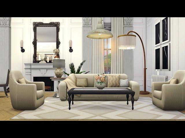 Parisian Apartment • The Sims 4 • No CC | Speed Build