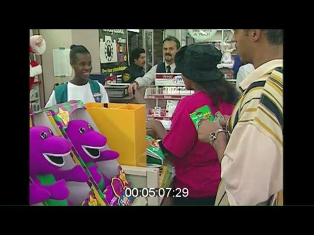 Last minute Christmas shopping at Walgreens in 1993