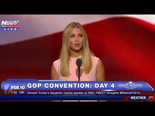 FULL VIDEO: Ivanka Trump Delivers IMPRESSIVE SPEECH at GOP Convention, Introduces Father Donald -FNN