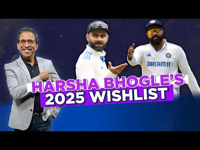 Harsha Bhogle's Wishlist for 2025 ft. Kohli, Rohit & Tilak