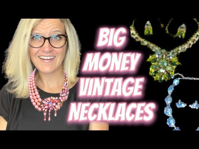 Big Money Vintage Necklaces Costume Jewelry Brands to Look for