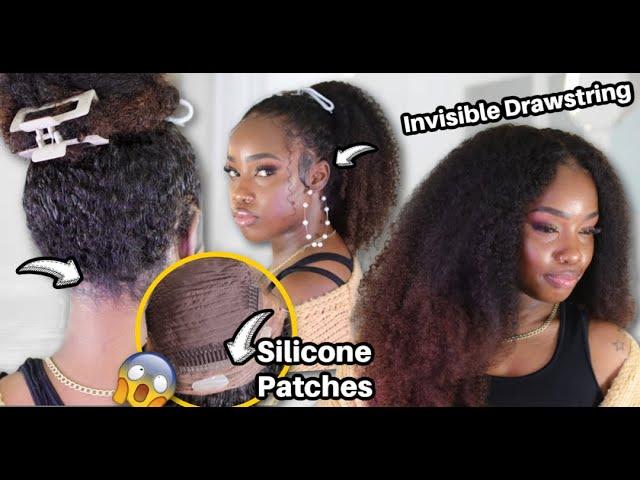 THE RESULTS THOUGH INVISIBLE Drawstring SILICONE Patch 360 Wig! | MARY K. BELLA