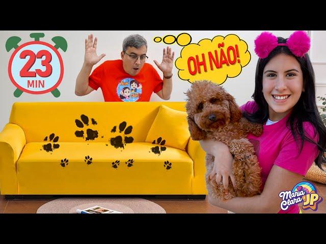 Maria Clara e JP Melhores vídeos com a cachorrinha Nala 