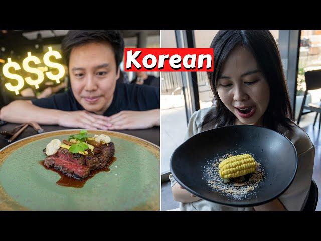 FANCY KOREAN Australian Food by NYC Michelin Starred Restaurant Chef