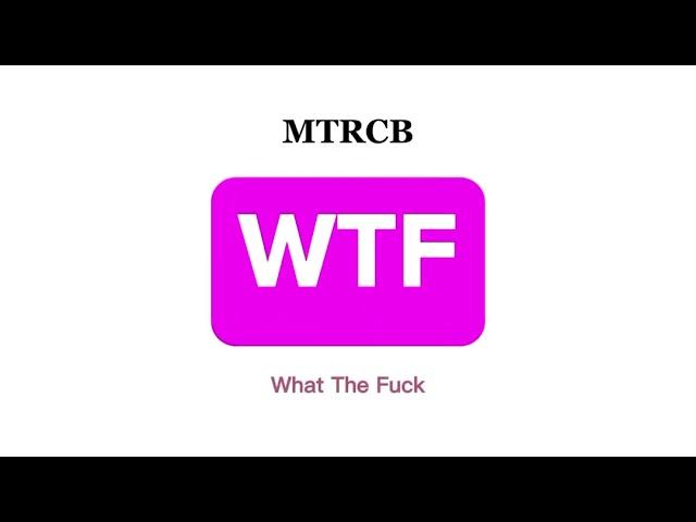 MTRCB. 3 parody ratings