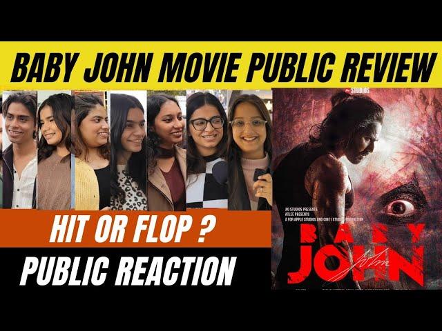 Baby John Movie Public Reaction | Public Talk| Varun Dhawan की फिल्म देखकर क्या है जनता का कहना? 🫡