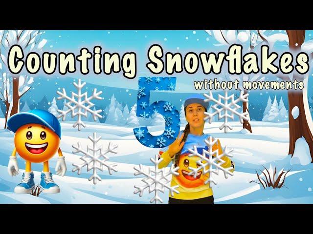 Counting Snowflakes 5 ️Math Exercise ️Learning to Count