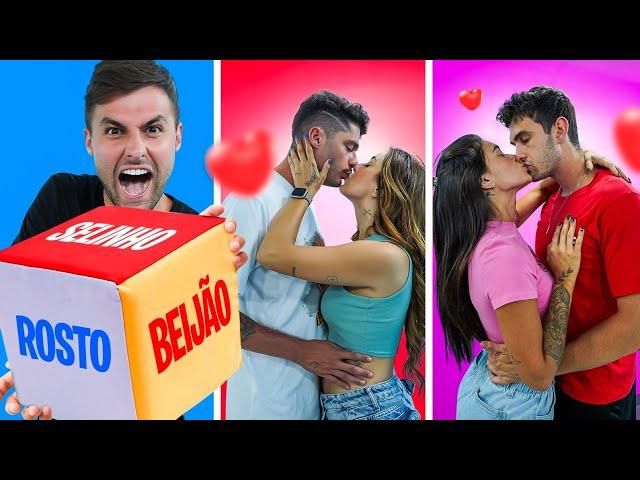 O DADO DO BEIJO CAUSOU MUITO PROBLEMA! Meninos Vs Meninas