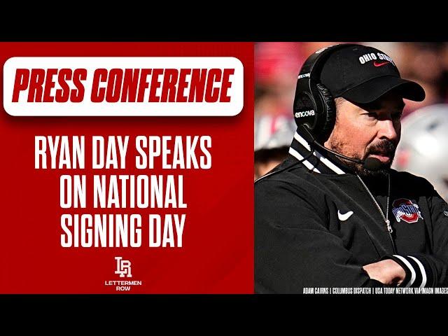 Ryan Day press conference to discuss Buckeyes 2025 recruiting class, Michigan loss | Ohio State