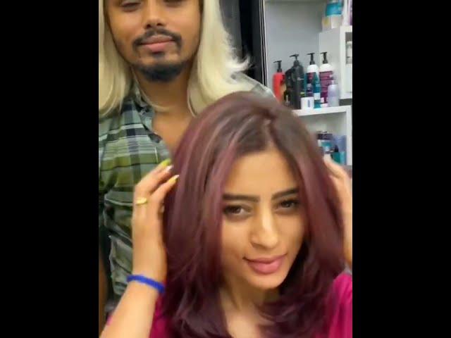 Sexy Hot ️ | Ankita Dave 10 Min Video From Blonde to Burgundy Hair Latest Video Leaked