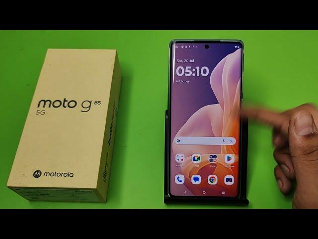 Motorola G85 5G: Set System Wallpaper - How to change System Wallpaper on Moto G85