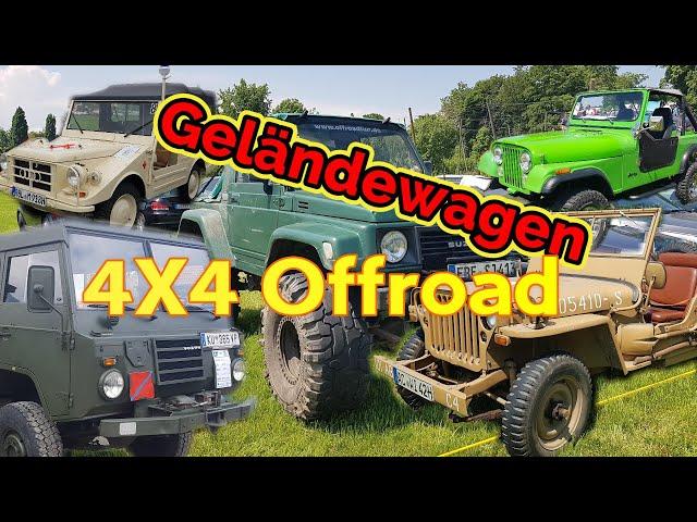 Die legendärsten Geländewagen - OFFROAD 4X4 Oldtimer und neu. #veranderlt