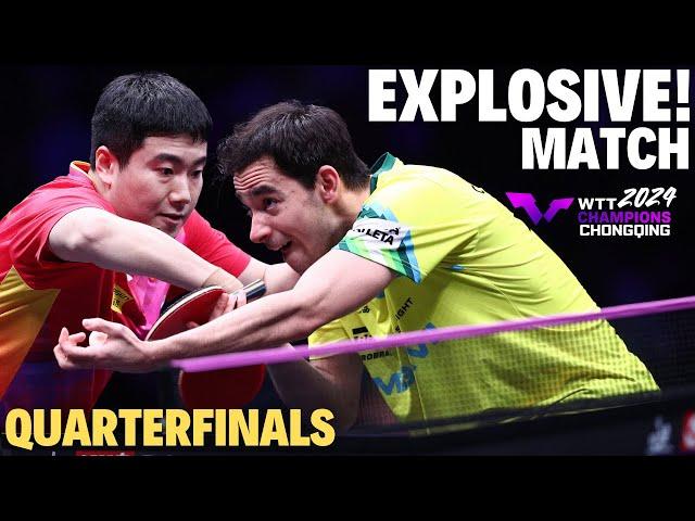 Liang Jingkun vs Hugo Calderano | Beautiful performance! WTT Champions Chongqing 2024 | PPTV Review