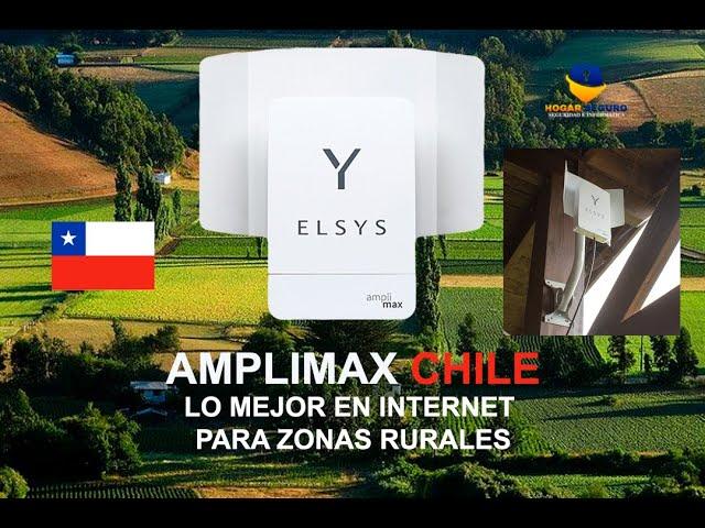 AMPLIMAX DE ELSYS, INTERNET 4G EN CHILE , ideal para sectores rurales, parcela, playa, campo 