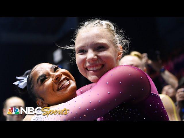 Jade Carey and Jordan Chiles EPIC DUEL decides women's vault World title | NBC Sports