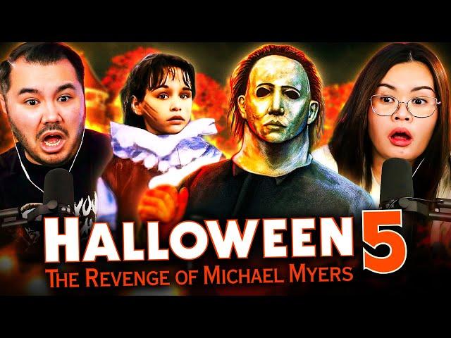 HALLOWEEN 5 (1989) MOVIE REACTION!!! First Time Watching | The Revenge of Michael Myers