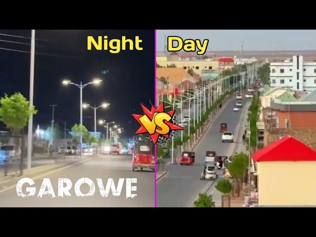 Garowe city New Road | Day & Night view | Garowe 2024 | Puntland Somalia city | @vlogerrazaul0011